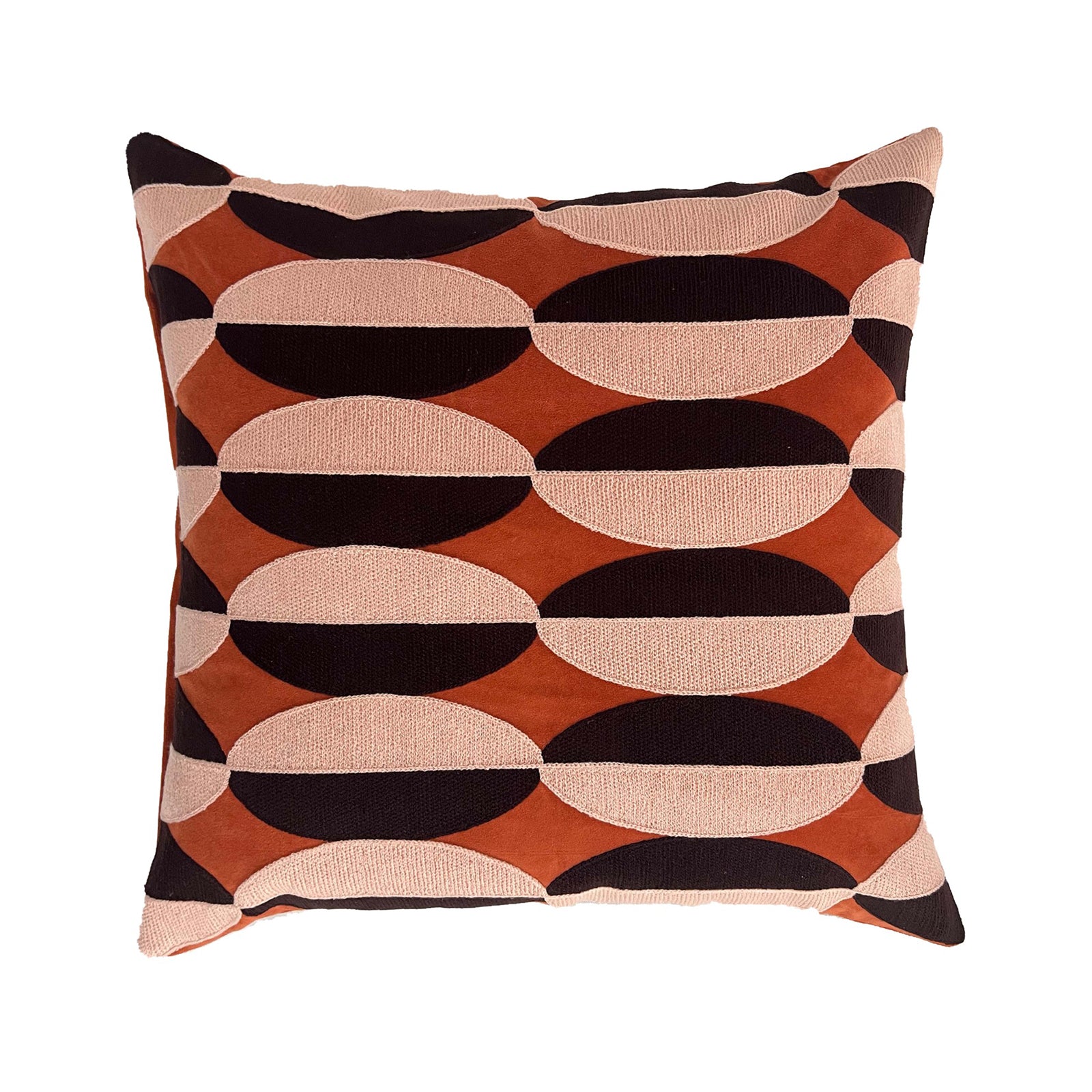 Decorative Cushion – Beige, Orange & Pink ORCA HOME